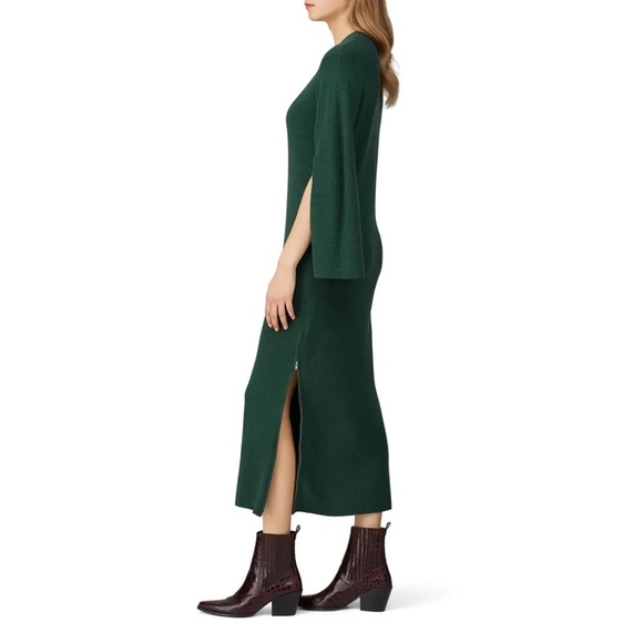 RTR Great Jones Green Knit Dress - size large - Picture 2 of 10